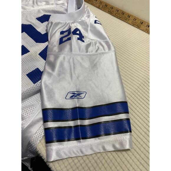 Reebok NFL Tiki Barber # 24 Dallas Cowboys Football Jersey Youth Large 14-16 - Picture 11 of 11